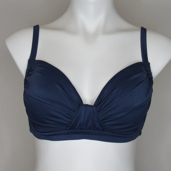 J. Crew Blue Bikini Top Women's S Small - Picture 1 of 9